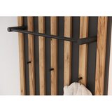 Germania Antracitno siva/u prirodnoj boji ploča za vješanje garderobe u dekoru hrasta 64x148x14 cm Renell – | shoptok.hr