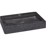 vidaXL Umivalnik črn 38x24x6,5 cm marmor Cene