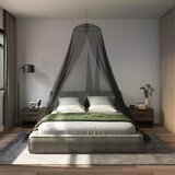  Mreža za komarce za krevet 3 pcs 156 mesh Crna Ø56 x 220 cm | Eponuda.com
