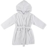 Bubaba by FreeON ogrtač za kupanje s natpisom na kapuljači 104/110/116 white | shoptok.hr