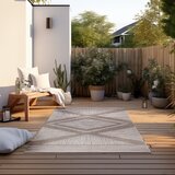Elle Decoration Smeđi/krem vanjski tepih 80x150 cm Gemini – | shoptok.hr