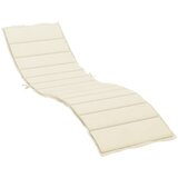  Jastuk za ležaljku krem 200 x 60 x 3 cm od tkanine Oxford | Eponuda.com
