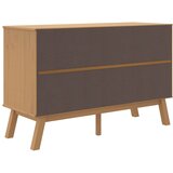  Komoda OLDEN bijelo-smeđa 114x43x73,5 cm od masivne borovine | shoptok.hr
