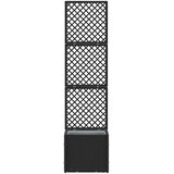  Vrtni rešetkasti saksija Crna 35 x 30 x 135 cm Metal | shoptok.hr