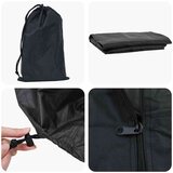vidaXL Pokrov za vanjski namještaj Crna 122 x 61 x 106 cm 210D tkanina | shoptok.hr