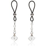 California Exotics Nipple Jewelry Crystal Gem Silver Cene