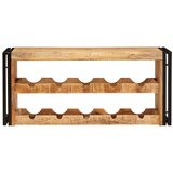  Stalak za vino Smeđa 100 x 45 x 33 cm Čvrsto Grubo Drvo Manga | shoptok.hr