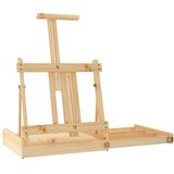 Stolni štafelaj s ladicom 41,5 x 37 x 12 cm od masivne borovine | shoptok.hr