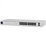 Ubiquiti Standard 24 PoE (16) GbE PoE+, (8) GbE ports (2) 1G SFP ports 95W total PoE availability Fanless, silent cooling. | Eponuda.ba