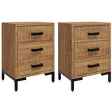  Noćni ormarići 2 kom 40 x 30 x 55 cm od masivne borovine | shoptok.hr