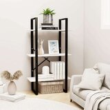 vidaXL Regal bel 60x30x105 cm trdna borovina Cene