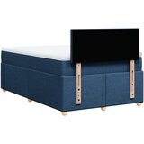 vidaXL Krevet s oprugama i madracem plavi 120 x 190 cm od tkanine | shoptok.hr