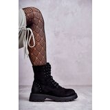 Boto Suede Boots With Studs Black Palmira | ePonuda.com