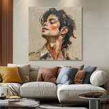  Slika MICHAEL JACKSON - Melodija strasti | 100 % izvirni akril poslikan | Shoptok.si