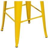 Ixia Žute metalne barske stolice u setu 2 kom (visine sjedala 76,5 cm) – | shoptok.hr