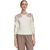 Liu Jo Puloverji SWEATER TF6094 MS49I Bela Cene
