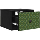  Wall-mounted noćni ormarić GELEEN 2 kom. Crni hrast | shoptok.hr