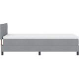  s opruga kutije Svijetlo siva 90 x 200 cm tkanina | shoptok.hr