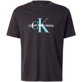 Calvin Klein Jeans Majica smaragdno zelena / crna / bijela | shoptok.hr