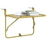 Balkonski stol zlatni 60 x 40 cm čelični | Eponuda.com