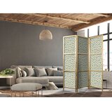  Japanski paravan - Giraffe Pattern - Animal Pattern in Turquoise Spots on a Light Background. 135x172 | shoptok.hr