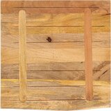 Stolna ploča 80x80x3,8 cm masivno drvo manga sa živim rubom | shoptok.hr
