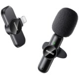 Remax Bezicni mikrofon Lavalier K09 1u1 za mobilni telefon iPhone Lightning crni | ePonuda.com