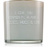 My Flame Fig's Delight I Give You Vitamin K, H & L: Kisses, Hugs & Love mirisna svijeća 10x10 cm | shoptok.hr