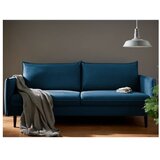 Ropez Tamno plava baršunasti sofa 203 cm Juli – | shoptok.hr