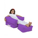 Hanah home lazy bag Kids Single Seat Pouffe Purple | ePonuda.com