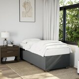 Maison Chic Box spring postelja - Vzmetna postelja z vzmetnico temno siva 90x190 cm blago SL3857, (21901734) | Shoptok.si