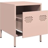 vidaXL Nočna omarica 2 kosa roza 35x39x43,5 cm jeklo | Shoptok.si