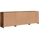  Komoda s LED svjetlima boja dimljenog hrasta 202x37x67 cm | shoptok.hr