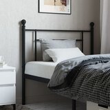 vidaXL Metalno uzglavlje crno 90 cm Cijene