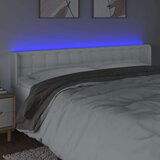  Posteljno vzglavje belo 203x16x78/88 cm umetno usnje, (20793446) | Shoptok.si