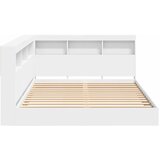  Krevet s policama Bijelo 150 x 200 cm Konstruirano drvo | shoptok.hr