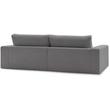 Bobochic Paris Temno siva sedežna garnitura iz rebrastega žameta 274 cm Leonard – | Shoptok.si
