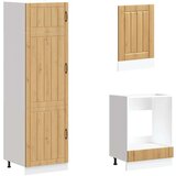  7-dijelni set kuhinjskih ormarića Kalmar konstruiranog drva | shoptok.hr