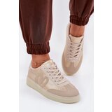 Boto Low Women's Sports Shoes Made Of Eco Leather Gold-Beige Iladira | Shoptok.si