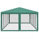  za zabave s 12 mrežasta bočna zida zeleni 8x4 m HDPE | Eponuda.com