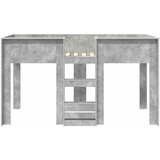  Krevet na kat za djecu s pohranom Betonski sivi 80 x 200 cm | shoptok.hr