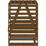 vidaXL Spremište za kantu za smeće boja meda 84x90x128 5 cm borovina | shoptok.hr