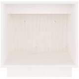  Nočna omarica 2 kosa bela 40x30x40 cm trdna borovina, (20732321) | Shoptok.si