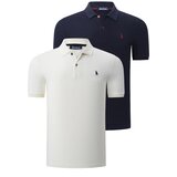 Dewberry DUAL SET T8561 MENS TSHIRT-NAVY BLUE-BONE | shoptok.hr