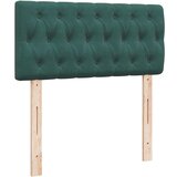 vidaXL Otomanski posteljni okvir z vzmetnico zelen 90x190 cm žamet, (21610081) | Shoptok.si