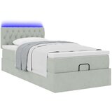 vidaXL okvir za krevet s madraca svjetlosivi 80x200 cm baršunasti | shoptok.hr