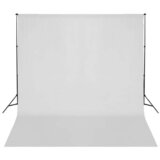  Komplet fotografske opreme sa svjetlima softbox i pozadinom Bijela 300 x 300 cm | shoptok.hr