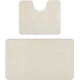 RugsX Preproge Dvodelni kopalniški set preproga SANTA, navaden, 60x100 cm Bela | Shoptok.si