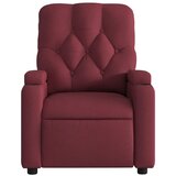  Masažni naslonjač od tkanine crvena boja vina | shoptok.hr