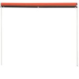 Tenda na uvlačenje 300 x 150 cm narančasto-smeđa | shoptok.hr